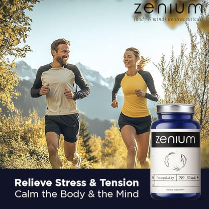 Zenium - Relieve Stress, Tension, Worry, Nervousness, & Irritability | Calm The Mind & Body |