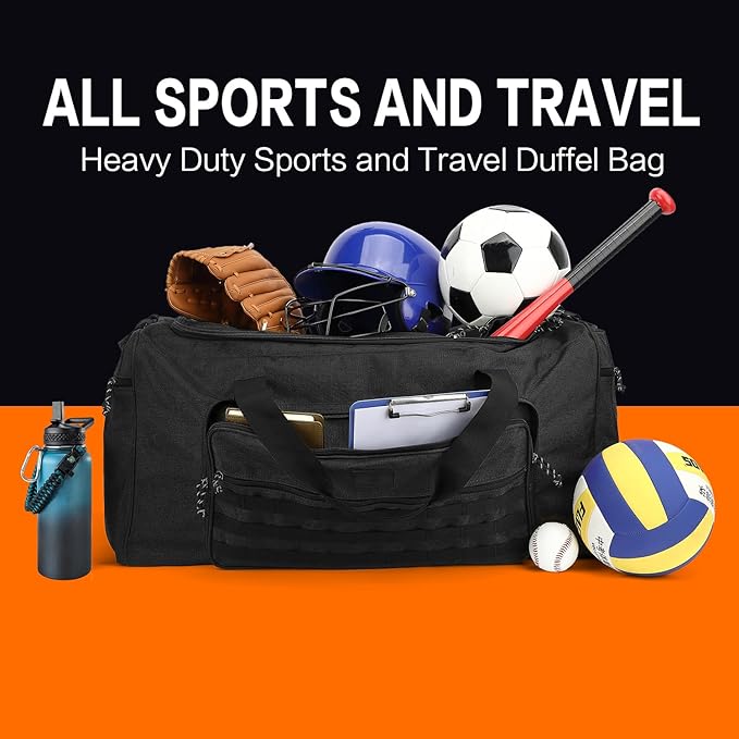 125L Extra Large Gym Duffle Bag for Men Women with Shoes Compartment Heavy Duty Tactical Sports