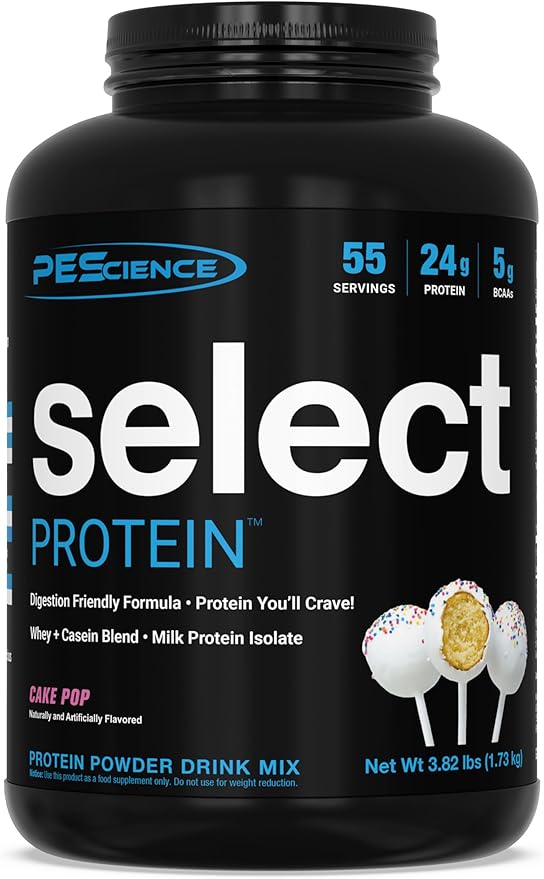 PEScience Select Protein Powder, Whey and Casein Blend, Clean Protein Powder for Women and Men, Low