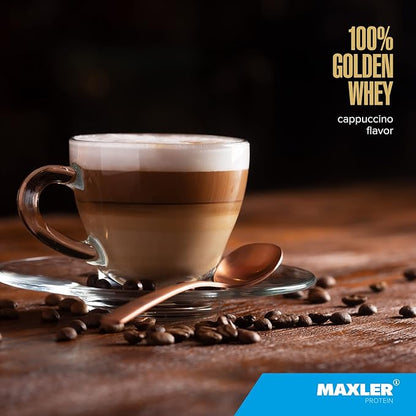 Maxler 100% Golden Whey Protein - 23g of Protein per Serving - Premium Whey Protein Powder for Pre