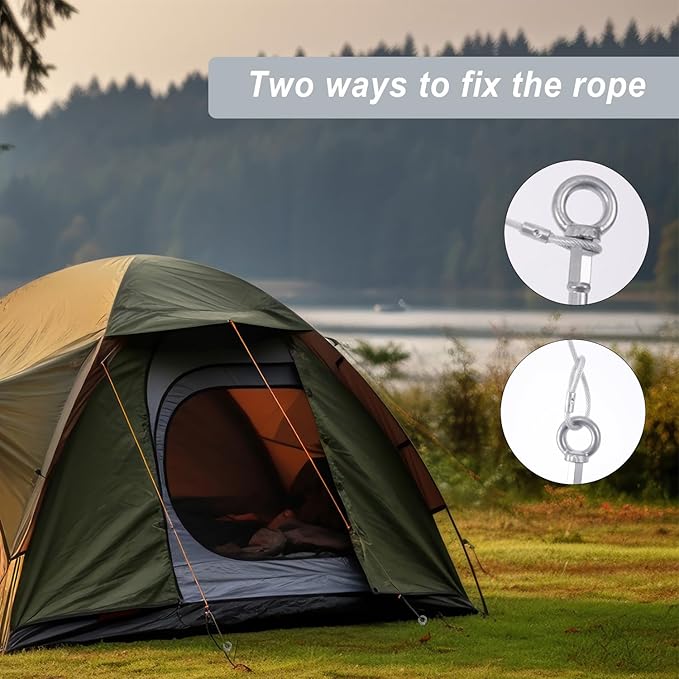 18 inch Ground Anchor Heavy Duty Earth Anchors Set Screw in for Mobile Home, Swing, Tent Trampoline