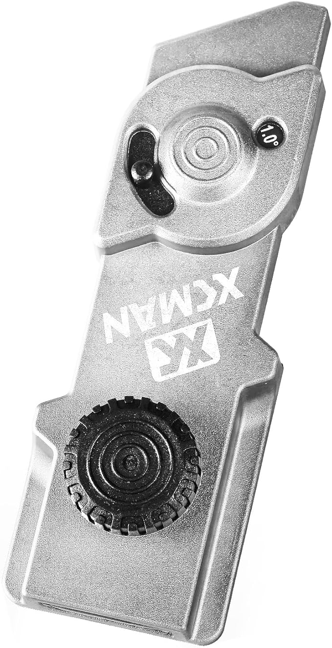 XCMAN SKi Snowboard Multi-Angle Base Edge Tuner, Edge Tuner Sharpener(0.5-1.5 Degrees), Aluminum