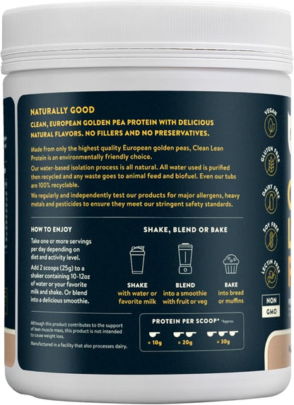 Nuzest - Pea Protein Powder - Clean Lean Protein, Premium Vegan Plant Based Protein Powder, Dairy
