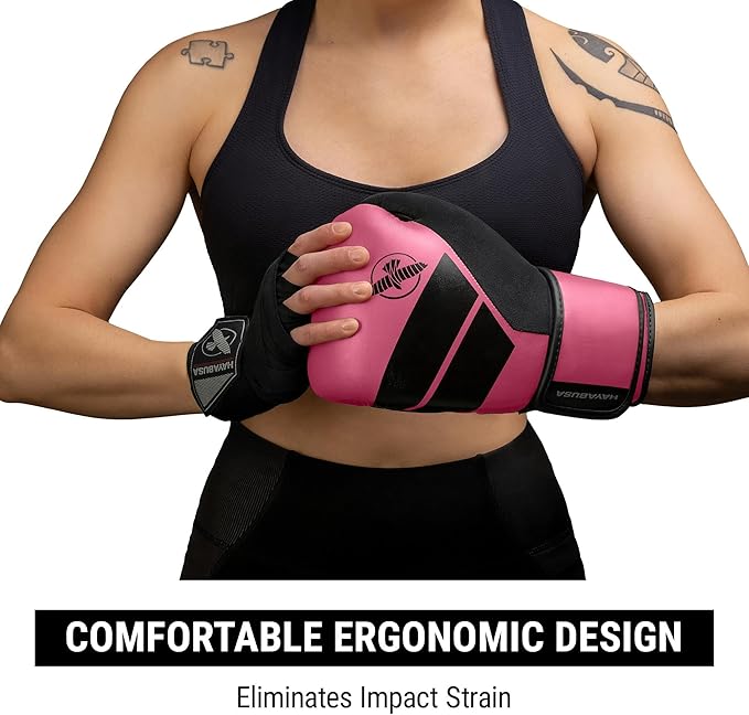 Hayabusa S4 PU Leather Boxing Gloves for Men, Women & Kids, 10oz, 12oz, 14oz, 16oz, Training