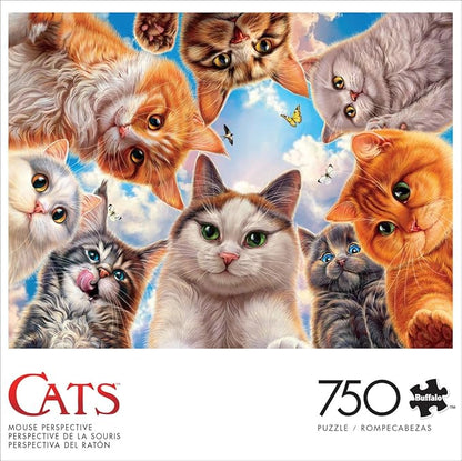 Buffalo Games - Mouse Perspective - 750 Piece Jigsaw Puzzle for Adults -Challenging Puzzle Perfect