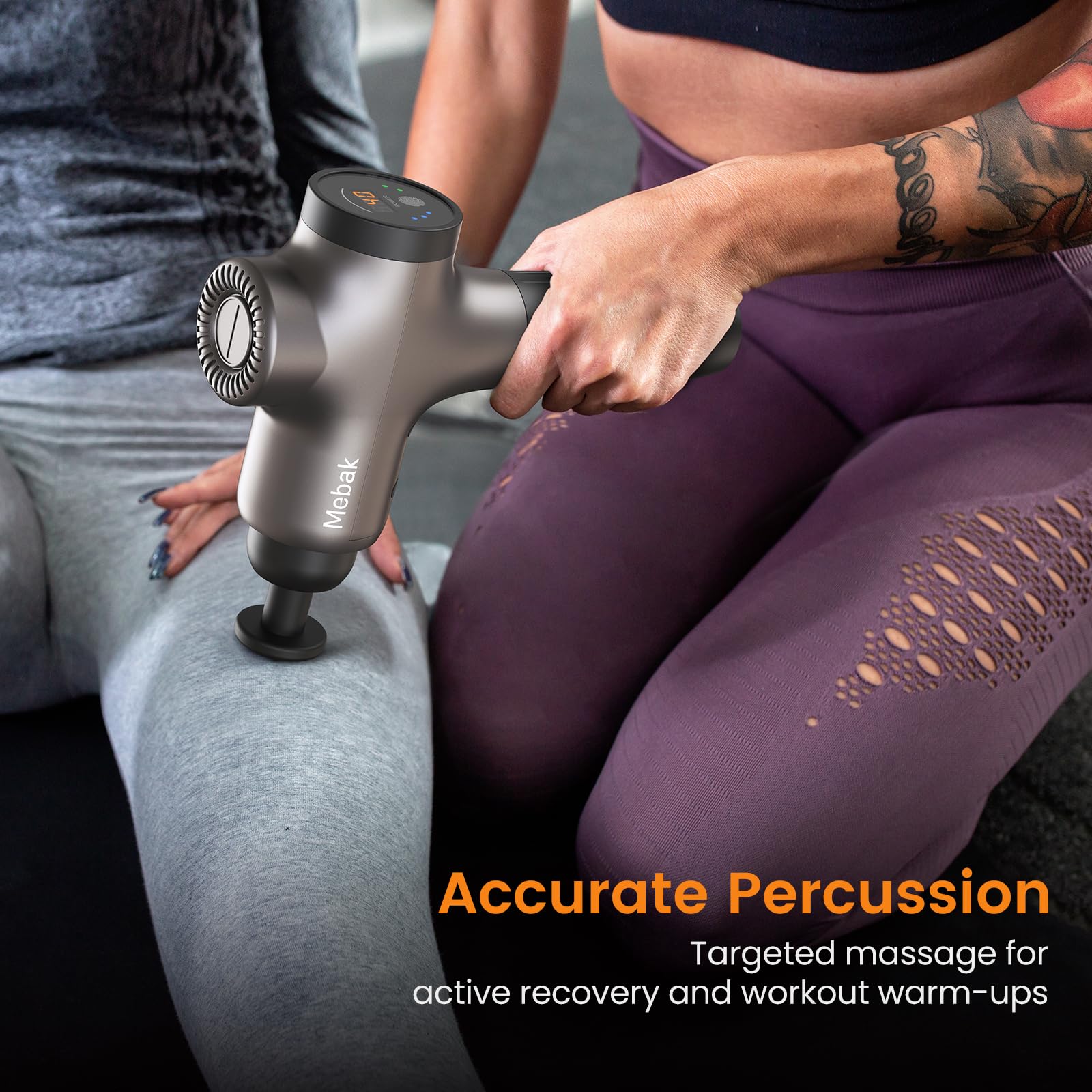 Mebak 3 Massage Gun, Massage Gun Deep Tissue for Athletes, Professional Muscle Percussion Massager