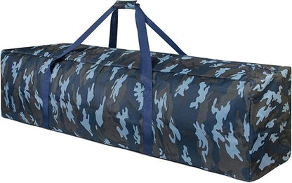 TOPDesign 46 Inch Extra Large Zippered Duffel Bag for Travel Camping Sports Equipment Storage