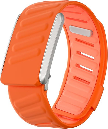 Comfort Durable Silicone Wristband Compatible with WHOOP 4.0 Band, Soft Silicone Sports Loop Strap