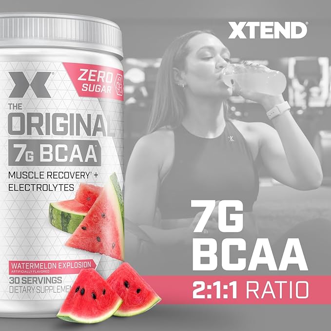 Xtend XTEND Original BCAA Powder 7g BCAA and 2.5g L-Glutamine, Sugar Free Post Workout Muscle