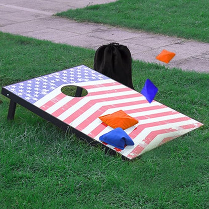 Set of 8 Regulation Cornhole Bags Double Sided, Weather Resistant Bean Bags for Cornhole Toss Game