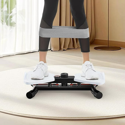 Waist Twister Ab Machine, 300 lbs Capacity Exercise Twist Board with Resistance Bands, Core Trainer