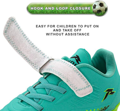RUNIC Kids Soccer Cleats for Boys and Girls - Small and Big Kid Athletic Outdoor Football Shoes