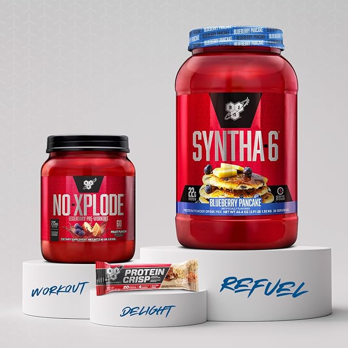 BSN SYNTHA-6 Premium Protein Powder with 6g of Fiber, Whey Protein, Micellar Casein, Milk Protein