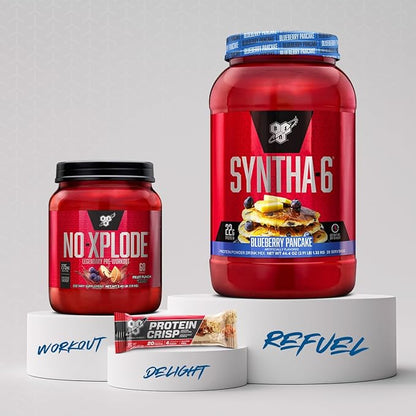BSN SYNTHA-6 Premium Protein Powder with 6g of Fiber, Whey Protein, Micellar Casein, Milk Protein