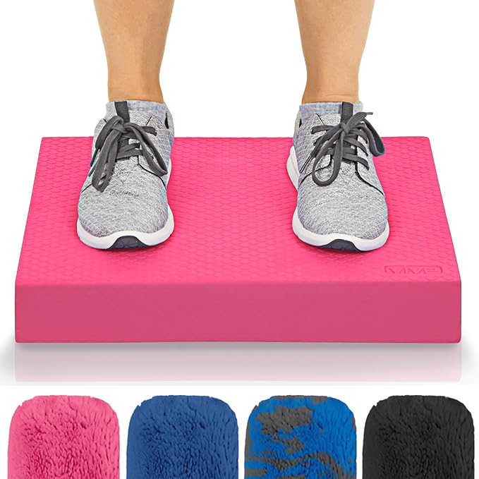 Vive Balance Pad - Foam Large Yoga Mat Trainer for Physical Therapy, Stability Workout, Knee and