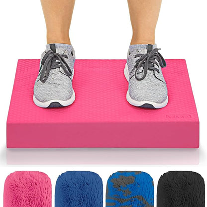 Vive Balance Pad - Foam Large Yoga Mat Trainer for Physical Therapy, Stability Workout, Knee and