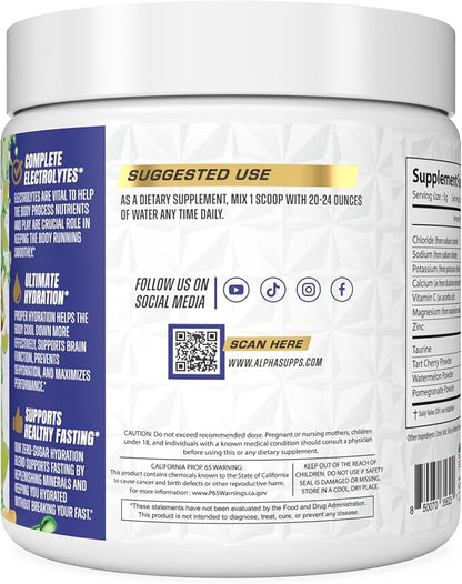 Lytes - Electrolyte Powder Daily Hydration Drink Mix - Sugar-Free, Zero Calorie Instant Formula
