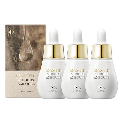 MASTINA Mastic Ampoule Serum Spoid Type Set(Dropper Type, 0.5fl oz, pack of 3), Fermented Mastic