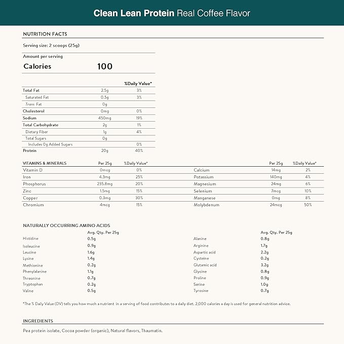 Nuzest - Pea Protein Powder - Clean Lean Protein, Premium Vegan Plant Based Protein Powder, Dairy