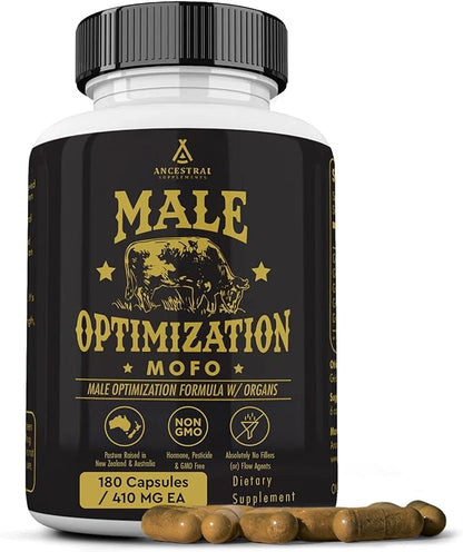 Ancestral Supplements Mofo, Supplements for Men, Support for Energy Levels and Overall Men's Health