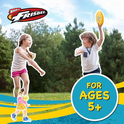 Wham-O Frisbee Go Flying Disc, 9 Inch Lightweight Sports Disc for Beginners Outdoor Beach Backyard