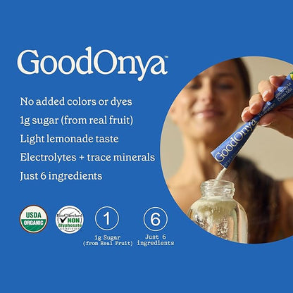 Organic Hydration Electrolyte Drink Mix, Certified Organic Hydration Powder, Non-GMO, Biochecked
