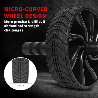 Ab Roller Wheel - AGREJO Ab Workout Equipment for Abdominal & Core Strength Training, Home Gym