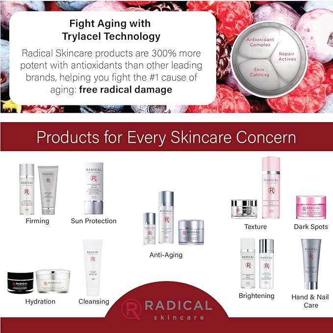 Radical Skincare Express Delivery Facial Enzyme Peel Mask Cleanser Exfoliator - Reveal Smooth