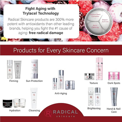 Radical Skincare Express Delivery Facial Enzyme Peel Mask Cleanser Exfoliator - Reveal Smooth