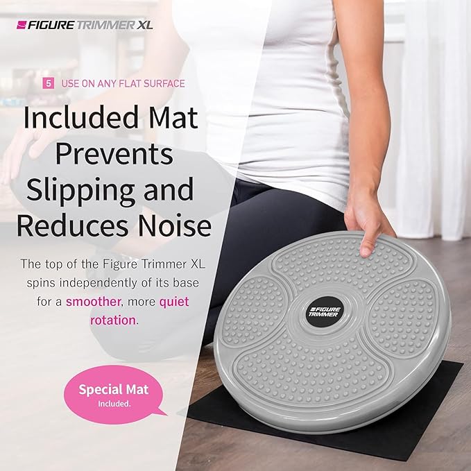 Daiwa Felicity Figure Trimmer Ab Twister Board - Waist Twister Machine for Core & Abs Exercise