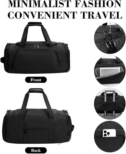 Gym Bags for Men and Women Sport Duffle Bag for Travel Carry on Duffel Bag with Shoe Compartment