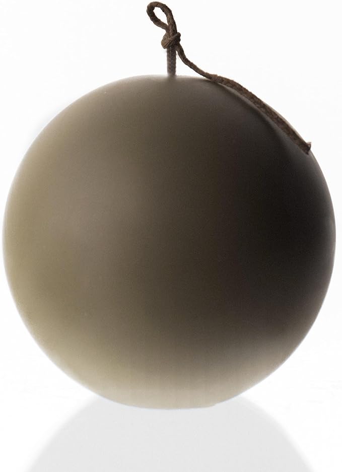LAWA Sphere Candle - Beautiful Handmade Pillar Scented Soy Wax Elegant Aesthetic Candle