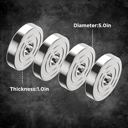 PHOEROS Adjustable Dumbbell Set - 44/66/88 LBS weights set, Dumbbell Barbell 3 in 1, Steel
