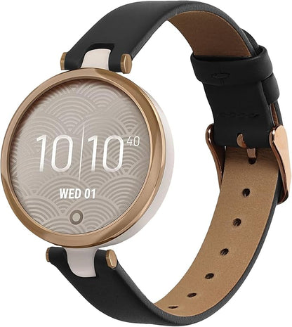 kwmobile Real Leather Watch Strap Compatible with Garmin Lily Sport - Fitness Tracker Replacement