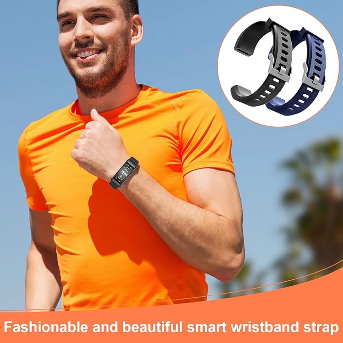 Watch Bands Replacement for ID115plus HR, Very Fit Pro Activity Fitness Tracker Wrist Bands Set