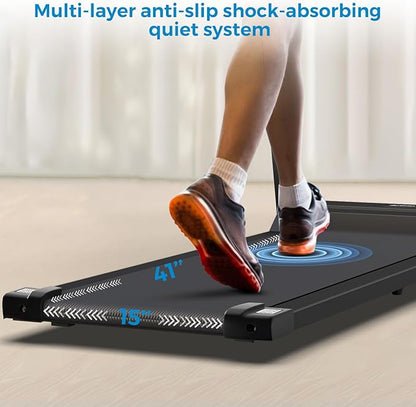 Portable Foldable Treadmills for Home, Small Folding Treadmill for Home Office with 300 LBS