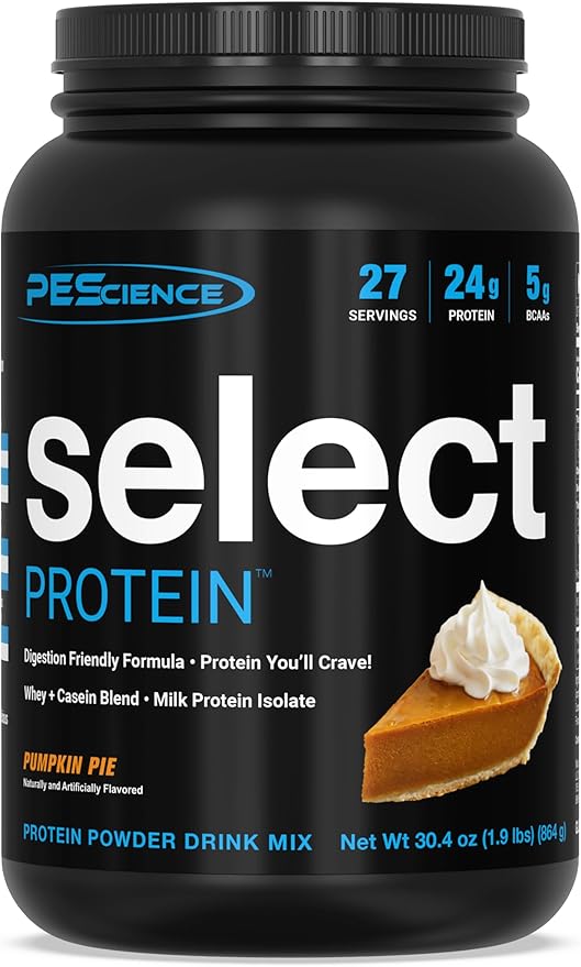 PEScience Select Protein Powder, Whey and Casein Blend, Clean Protein Powder for Women and Men, Low