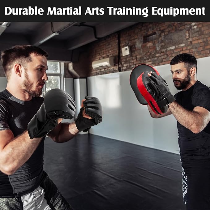 10 In1 Punching Mitts Kick Pad Set Taekwondo Pads Boxing Mitts Focus Pads Boxing Gloves Safety Head
