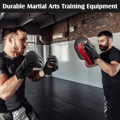 10 In1 Punching Mitts Kick Pad Set Taekwondo Pads Boxing Mitts Focus Pads Boxing Gloves Safety Head