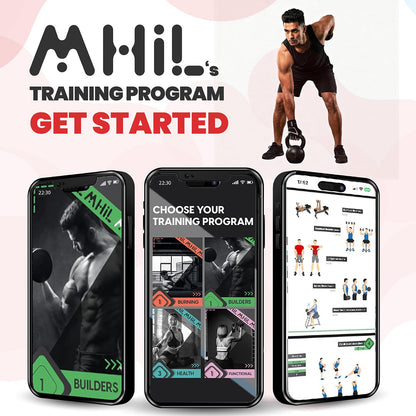 MhIL Workout Gloves for Men – Comfortable Gym Gloves for Men with Enhanced Grip for Safety and Hand