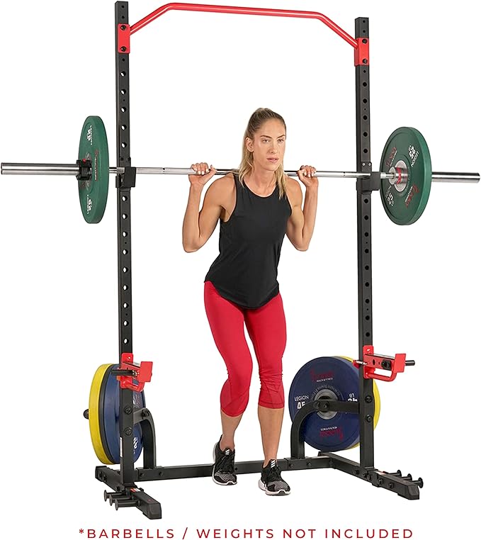 Sunny Health & Fitness Multifunctional Strength Training Home Gym ??Complete Workout Equipment with