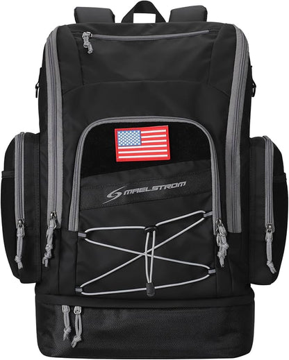 Maelstrom Swim Backpack,35L Swimming bag with Separate Shoes Compartment,Swim Gear Bag,Athlete Gym
