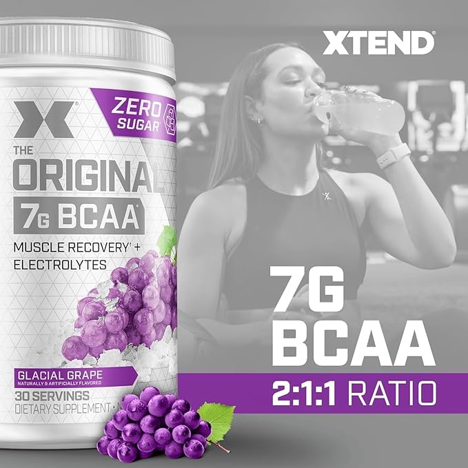 Xtend XTEND Original BCAA Powder 7g BCAA and 2.5g L-Glutamine, Sugar Free Post Workout Muscle