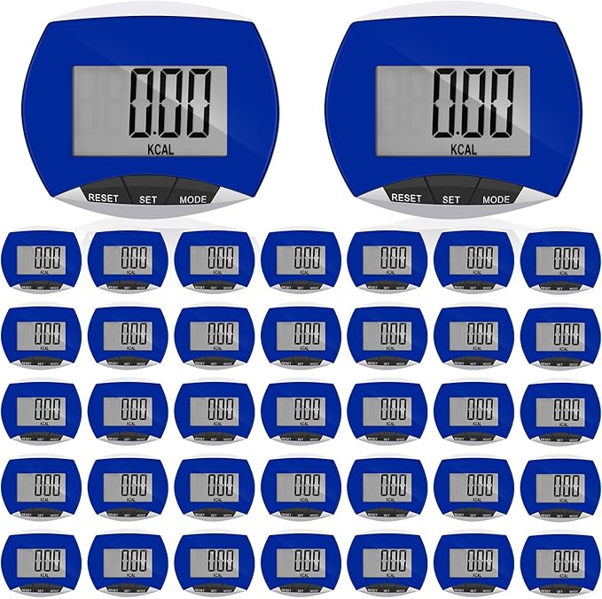 Weewooday Pedometer for Walking Steps and Miles Simple Step Counter Clip on for Walking with