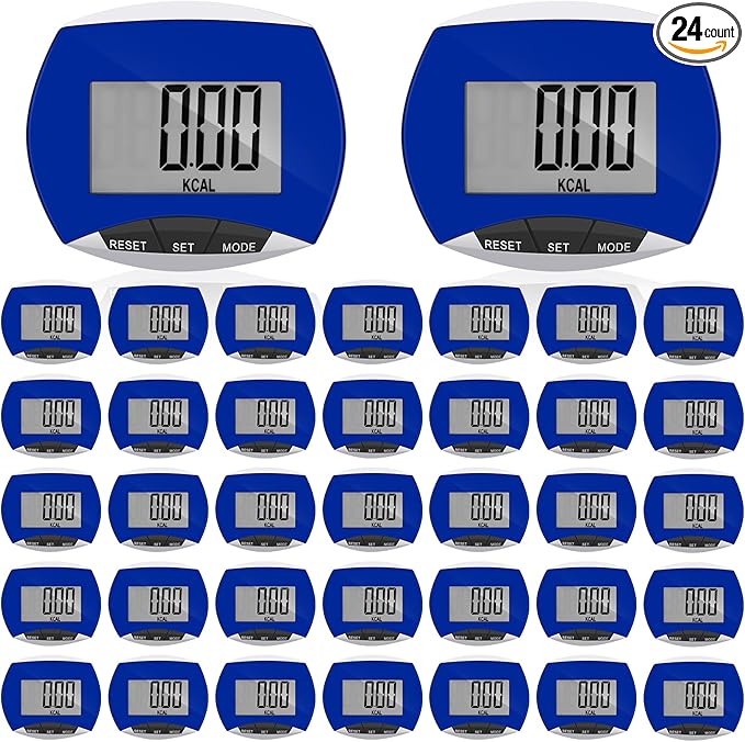 Weewooday Pedometer for Walking Steps and Miles Simple Step Counter Clip on for Walking with