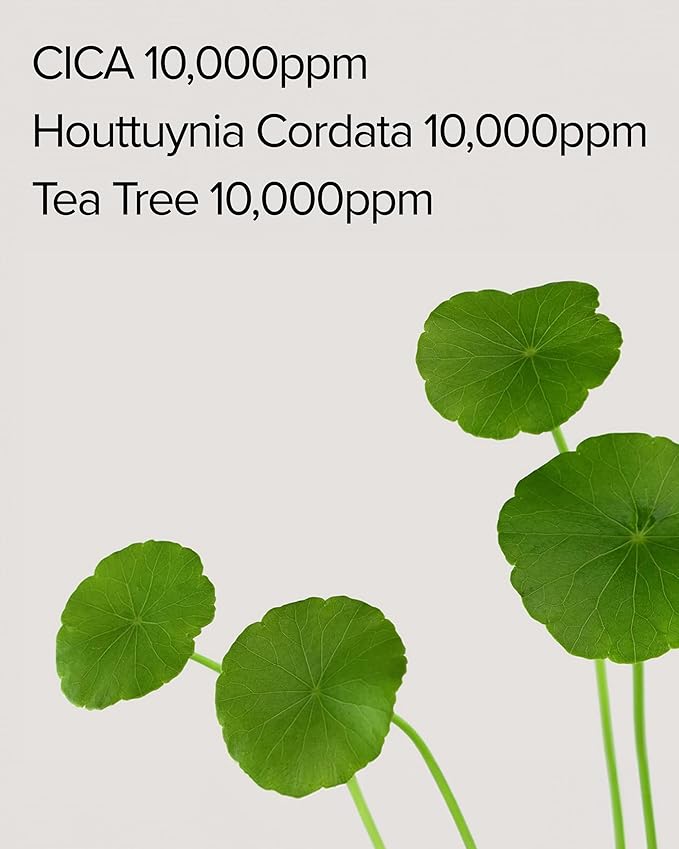 Mary&May CICA Houttuynia Tea Tree Calming Mask - Daily Pull Out Sheet Mask for Instant Soothing &
