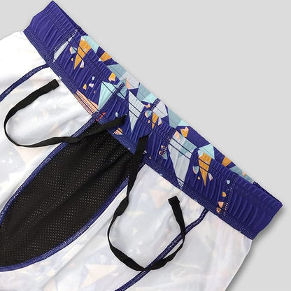 HUGE SPORTS Men's Rash Guard Swim Shorts Compression Swimming Jammer Cool Dry Active Swimsuit