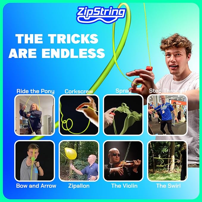 Original - As Seen on Shark Tank - Classic Rope Launcher Toy, Perfect for Kids & Adults - Fly a