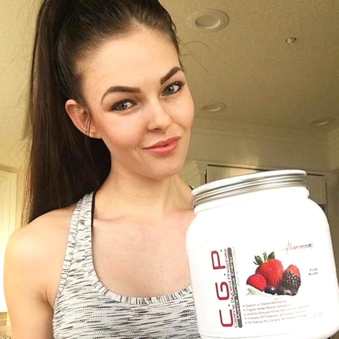Metabolic Nutrition, CGP, Creatine Glycerol Phosphate, 100% Micronized Creatine Powder, Pre Intra