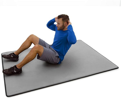 MICRODRY Deluxe Fitness Exercise Yoga Mat for Home & Gym, Extra Thick for High Impact Training